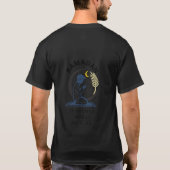 Ramadan Fasting Prayer Man Islamic Vector Graphic  T-Shirt (Rückseite)