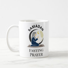 Ramadan Fasting Prayer Woman Hijab Islamic Graphic Kaffeetasse