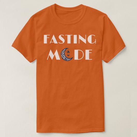 Ramadan Fastmodus T-Shirt (Design vorne)
