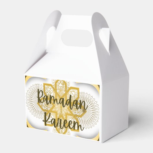 Ramadan Favor Box Geschenkschachtel (Rückseite)