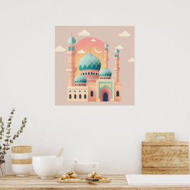 Ramadan-Feier-Wandbild  Poster
