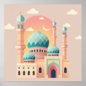 Ramadan-Feier-Wandbild Poster (Vorne)