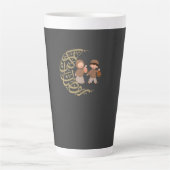 Ramadan-Feierlaternen & Mondkunst Milchtasse (Vorderseite)