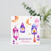 Ramadan Feiertagskarte (Stehend Vorderseite)