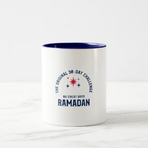 Ramadan für spirituelle Fitness - keine betrügeris Zweifarbige Tasse
