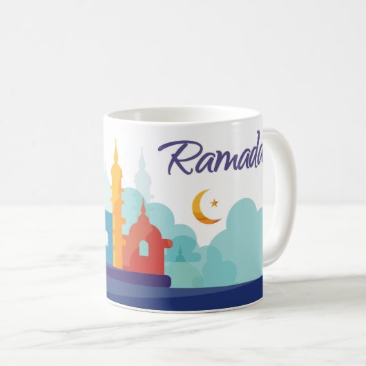 Ramadan-Geschenk-Tasse, Ramadan Kareem Kaffeetasse (VorderseiteRechts)