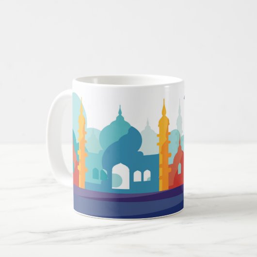 Ramadan-Geschenk-Tasse, Ramadan Kareem Kaffeetasse (Vorderseite Links)