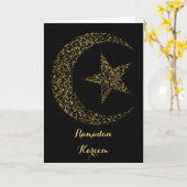 Ramadan Glows Crescent Moon Karte (Gelbe Blume)
