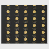 Ramadan golden Blume arabisches Packpapier (Flach)