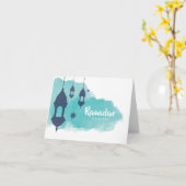 Ramadan-Gruß-Karte Karte (Gelbe Blume)