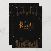 Ramadan Grußkarte Dankeskarte (Vorne/Hinten)