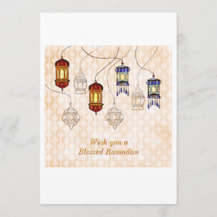 Ramadan-Grußkarte Karte