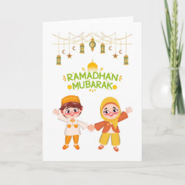Ramadan-Grußkarte Karte