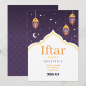 Ramadan-Iftar-Einladung Einladung (Vorne/Hinten)