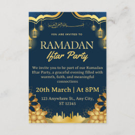 Ramadan Iftar Einladungskarte Einladung