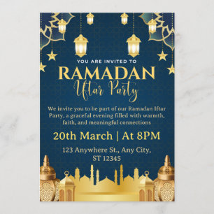 Ramadan-Iftar-Einladungskarte Einladung
