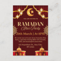 Ramadan-Iftar-Einladungskarte