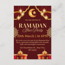 Ramadan-Iftar-Einladungskarte Einladung