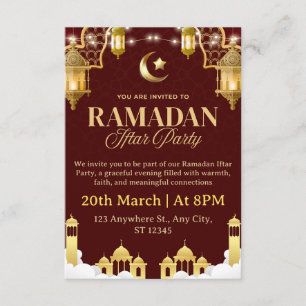 Ramadan-Iftar-Einladungskarte Einladung