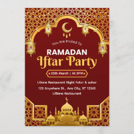 Ramadan Iftar Einladungskarte Einladung