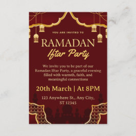 Ramadan Iftar Einladungskarte Einladung