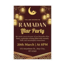 Ramadan Iftar Invitation Card