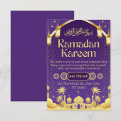 Ramadan Iftar Invitation Card Einladung (Vorne/Hinten)