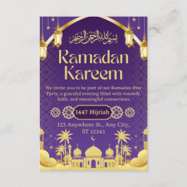 Ramadan Iftar Invitation Card Einladung
