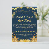 Ramadan Iftar Invitation Card Einladung (Stehend Vorderseite)