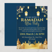 Ramadan Iftar Invitation Card Einladung (Vorne/Hinten)