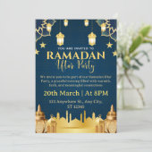 Ramadan Iftar Invitation Card Einladung (Stehend Vorderseite)