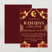 Ramadan Iftar Invitation Card Einladung (Vorne/Hinten)