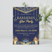 Ramadan Iftar Invitation Card Einladung (Stehend Vorderseite)