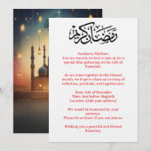 Ramadan Iftar Invitation Card Einladung (Vorne/Hinten)