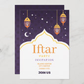 Ramadan Iftar Invitation Einladung (Vorne/Hinten)