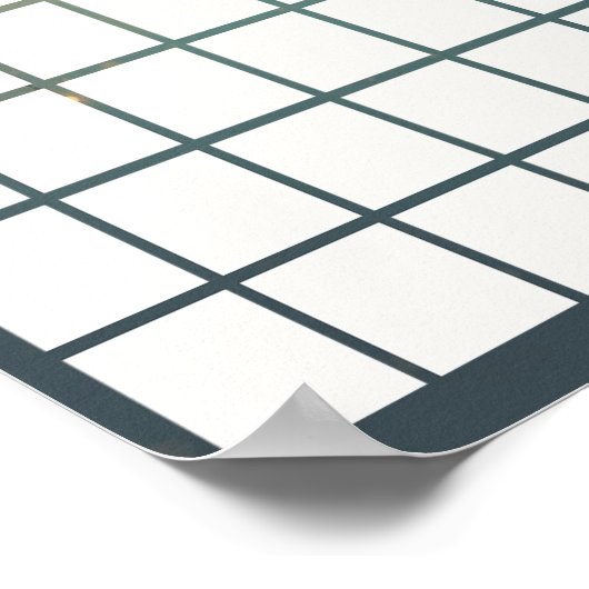 Ramadan Iftar Meal Planner (printable) Poster (Ecke)