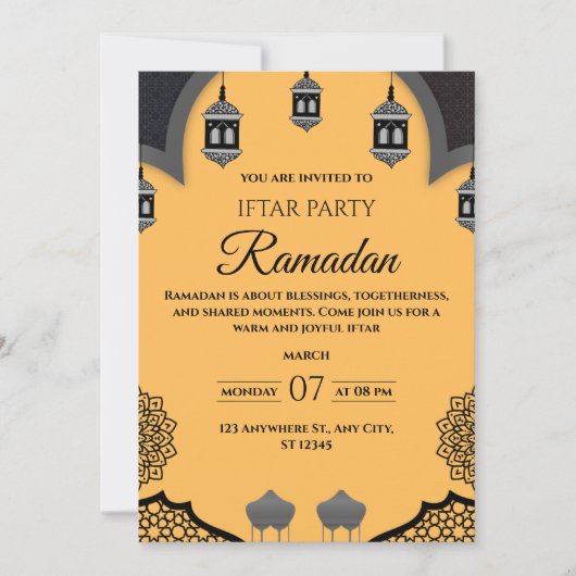 Ramadan-Iftar-Party-Einladung (Vorderseite)