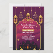 Ramadan Iftar Party Einladung Flyer Template (Vorderseite)