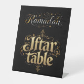 Ramadan Iftar-Tisch Sockelschild (Vorderseite)