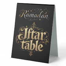 Ramadan Iftar-Tisch