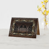 Ramadan (innen und außen eingerichtet!) karte (Gelbe Blume)