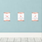 Ramadan Islamic Wall Art Set  (Holzboden)