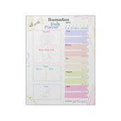 Ramadan Journal Pastels Notizblock (Rotiert)