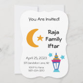 Ramadan Kareem - ر م ا ن ر ض ك Nachfolger Einladun Einladung (Rückseite)