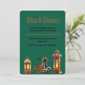 Ramadan Kareem 2025 Iftar Dinner Party Einladung (Stehend Vorderseite)