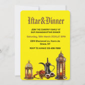 Ramadan Kareem 2025 Iftar Dinner Party Einladung (Vorderseite)