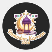 Ramadan Kareem 2026 Festive Celebration Sticker (Vorderseite)