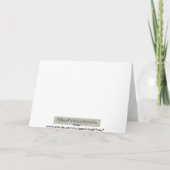 Ramadan Kareem auf Arabisch Karte (Rückseite)