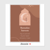 Ramadan Kareem Aufkleber (Blatt)