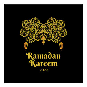 Ramadan Kareem Bedeutung - Eid Mubarak 2023 Poster